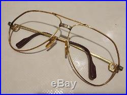 Vintage cartier vendone santos eyeglasses frame size 62mm