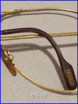 Vintage cartier vendone santos eyeglasses frame size 62mm