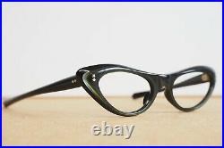 Vintage eyeglasses 1960s Cat eye Multicolor New Old Stock Made In France