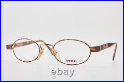 Vintage eyeglasses DOROTHEE BIS oval glasses goggles tortoise eyeglasses gold