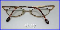 Vintage gold filled 14KGF eyeglasses frames Morel France Double Or Laminé 5851