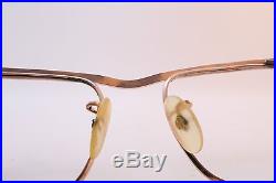 Vintage gold filled eyeglasses frames ALGHA 20 size 50-22 made in England