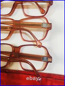 Vintage lot of 10 eyeglasses Lanvin dead-stock Made In France
