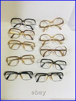 Vintage lot of 10 eyeglasses viennaline dead-stock Made In Austria