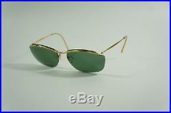 Vintage mid-century 50s / 60s Sol-Amor sunglasses France, gold frame