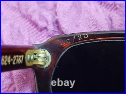 Vtg 60s Hexagonal Sunglasses trend capri glasses Frances Anthony frames Amber