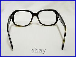 Vtg 70s Oversized Square mens France frames Douglas Eyeglasses thick frame