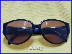 Vtg 80s Oversized Black France Frames ONYX 696 Eyeglasses Seiko Nice sunglasses