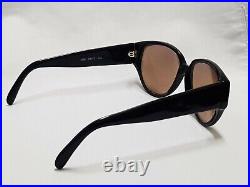 Vtg 80s Oversized Black France Frames ONYX 696 Eyeglasses Seiko frame sunglasses
