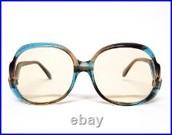 Vtg Avant Garde womens frames upside down glasses drop arms huge bug Eye frames