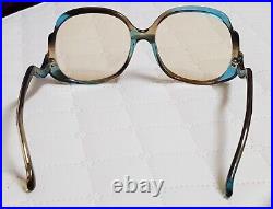 Vtg Avant Garde womens frames upside down glasses drop arms huge bug Eye frames