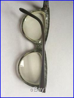 Vtg Claude Montana Mikli Eyeglasses Frames Grey Mod 530 New Wave 80s 1986 Rare