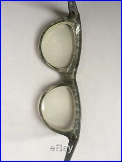 Vtg Claude Montana Mikli Eyeglasses Frames Grey Mod 530 New Wave 80s 1986 Rare