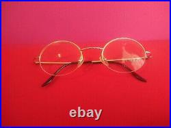 Vtg. Fred F10-L02 eyeglasses Made In France Oval Half Rim Frame Never Used