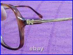 Vtg Nina Ricci 1705 Ef Eyeglasses Oversized Frames Huge Bug Eye Square Glasses