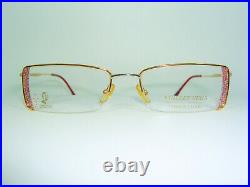 Vuillet Vega, eyeglasses, half rim, Gold and Platinum filled Titanium, frames