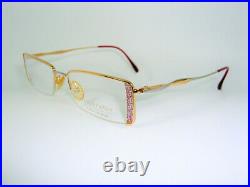 Vuillet Vega, eyeglasses, half rim, Gold and Platinum filled Titanium, frames