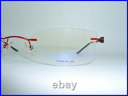 Vuillet Vega, eyeglasses, rimless, Titanium, square, oval, frames, NOS, vintage