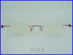 Vuillet Vega, eyeglasses, rimless, Titanium, square, oval, frames, NOS, vintage