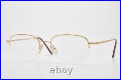 Woman man eyewear VUILLET VEGA PRESTIGE 384 5320 gold plated frame glasses