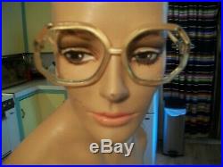 Women's Unisex Vintage 70's Ted Lapidus France Oversize Eye Glasses
