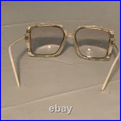 Women's Unisex Vintage 70's Ted Lapidus France Oversize Eye Glasses Rx