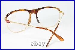 XL Ettore Bugatti 65239 B Aviator Vintage Glasses Eyeglasses Lunettes Frame Rare