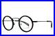 Yohji Yamamoto Modern Vintage Round Eyeglasses Black 1003 002