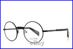 Yohji Yamamoto Modern Vintage Round Eyeglasses Black 3001 002