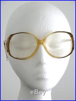 Yves Saint Laurent Eyeglass Frames YSL 324 Frame France Golden Vintage 1970's