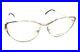 Yves Saint Laurent NEW Vintage Gold Round Eyeglasses Frames 57-15 Paris France