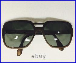 ZYLOWARE VINTAGE Eyeglass Frame NYLON 140 1970's Made in France Brown Tone