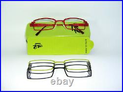 Zenka, eyeglasses, Titanium alloy, square, oval, frames, NOS, hyper vintage